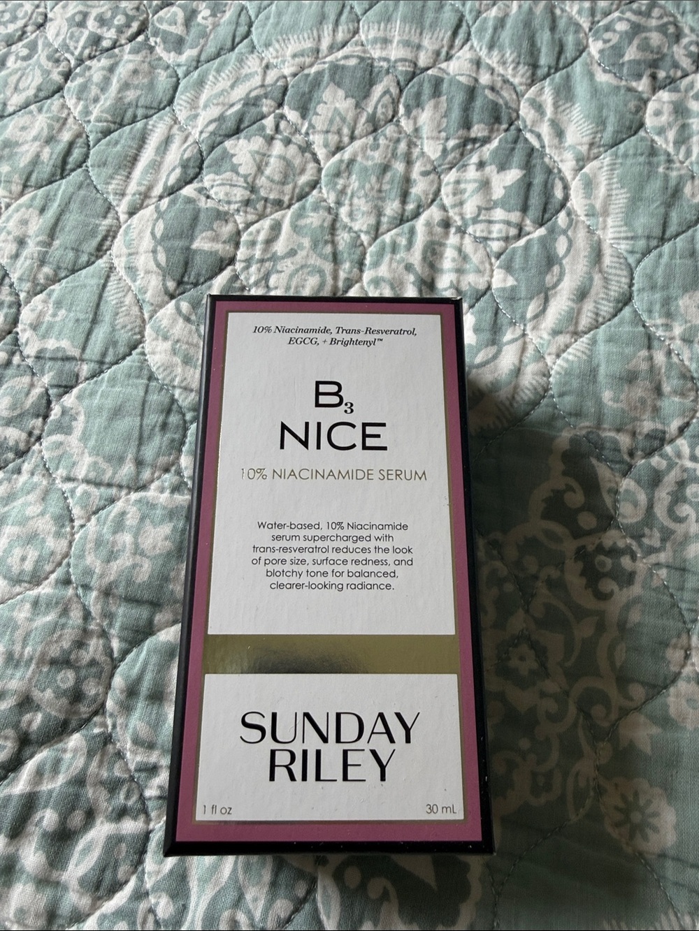 Sunday Riley B3 Nice Niacinamide Serum